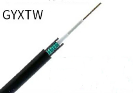 8 câble à fibres optiques blindé unitaire aérien du mode GYXTW de câble optique de fibre de noyau