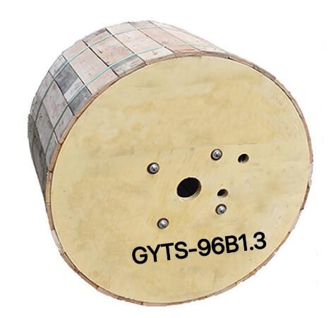 Mode unitaire 96 du noyau GYTS-96B1.3 de fibre de noir extérieur du câble optique G652D