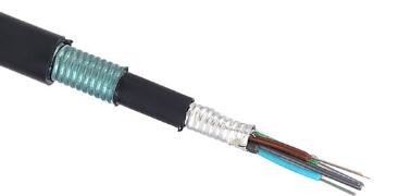 Câble optique direct Gyta53 4 - 144 blindés extérieurs de fibre d'enterrement de communication de télécom noyau