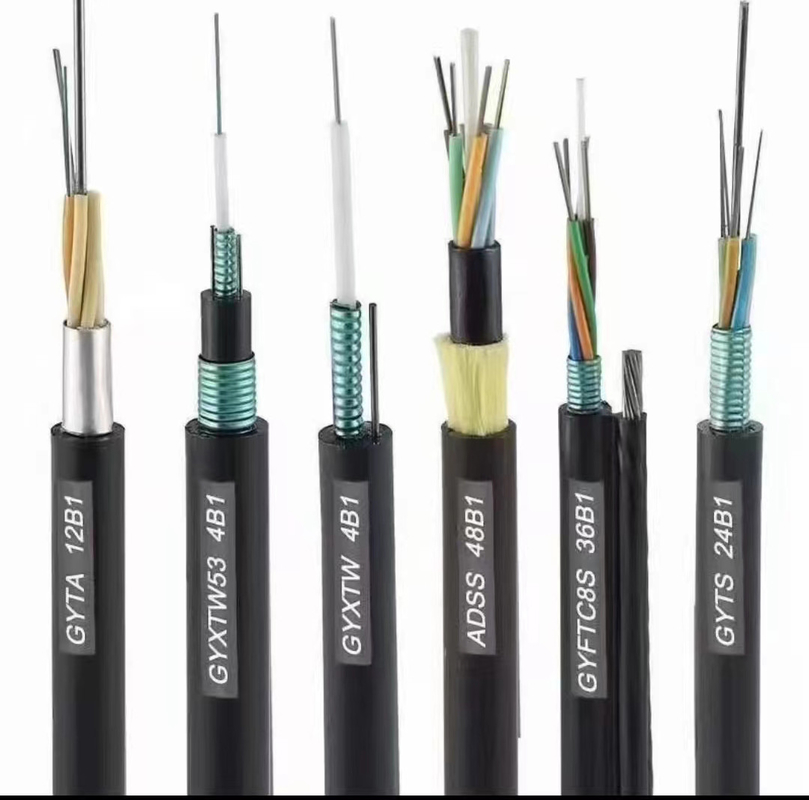 Câble optique direct Gyta53 4 - 144 blindés extérieurs de fibre d'enterrement de communication de télécom noyau