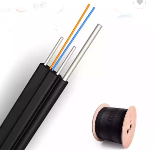 Câble de fibre optique extérieur 1/2/4 Core G657A 2km Câble de dérivation multimode FTTH GJYXCH