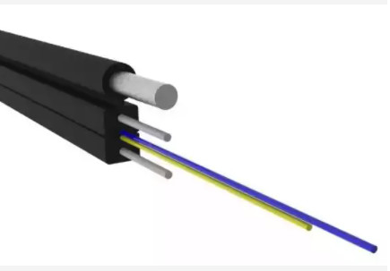 Câble de fibre optique extérieur 1/2/4 Core G657A 2km Câble de dérivation multimode FTTH GJYXCH