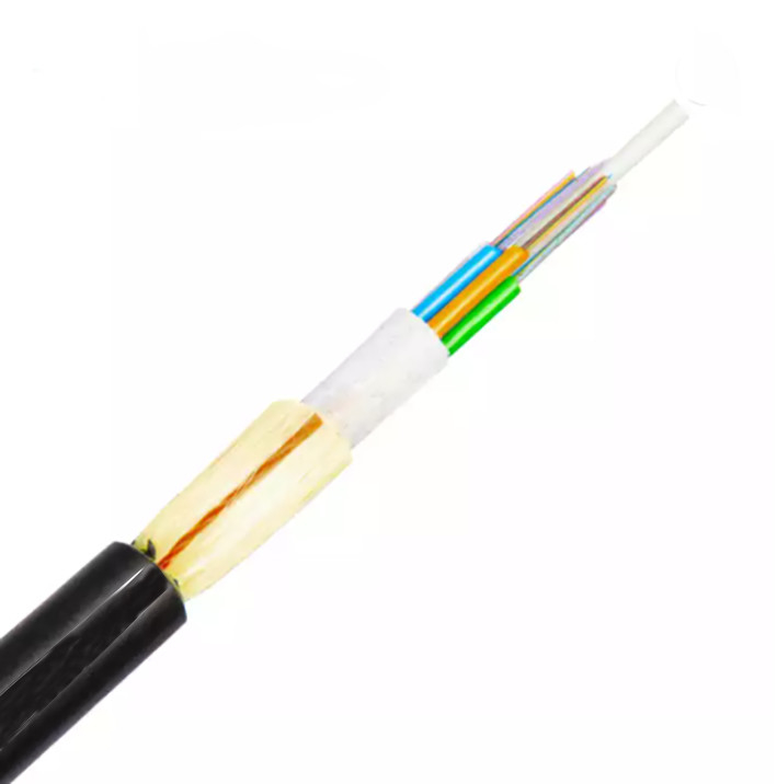 Câble à fibre optique monomode extérieur Adss G652D /G657A1 / G657A2 PVC LSZH LSOH PE HDPE