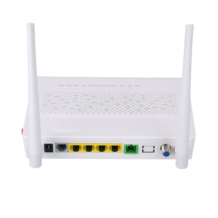Fréquence 2.4G de gain du mode 5DBI des POTS CATV 2T2R de TX 1310nm RX 1490nm FTTH ONU Ontario 3FE 1GE WIFI