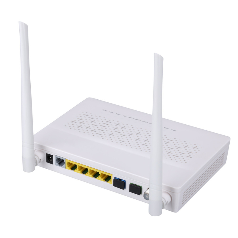 2T2R les POTS CATV du mode GPON EPON ONU 3FE 1GE WIFI conjuguent modem de la fibre FTTH ONU