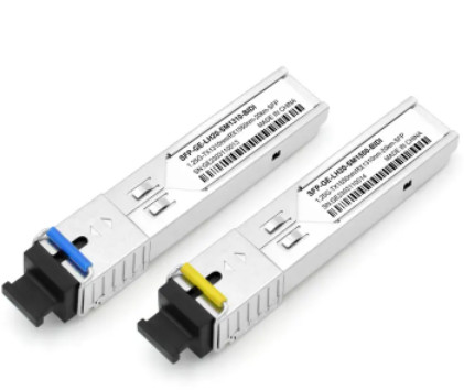 Connecteur optique BIDI de Sc 1310/1550nm de SFP 1.25G 20km d'émetteur-récepteur de fibre de mode unitaire