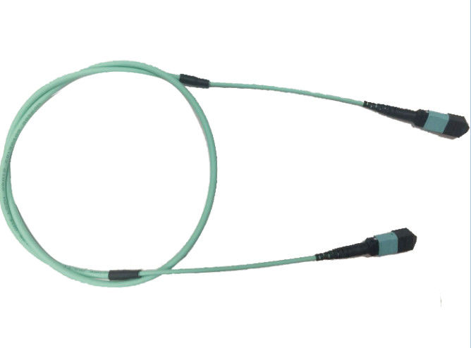 Câble optique de fibre du CEI de 8 noyaux, MPO au câble LSZH de fibre de MPO