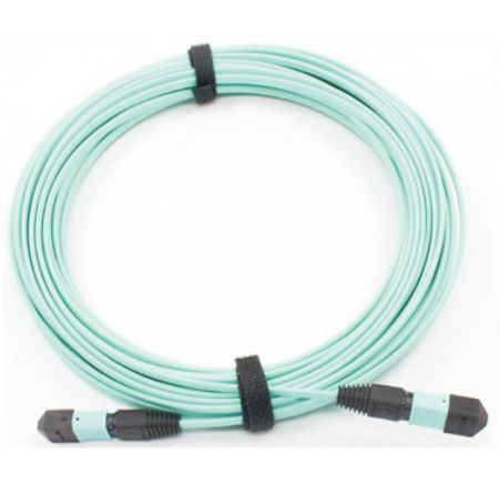 Aqua optique POLB CATV de 12 de noyau protocoles de la fibre MPO OM3 40Gbps