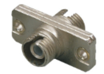 Adaptateurs de fibre optique FC Conformité à la norme CEI 61754-4 Boîtier métallique Application de connexion de fibre optique