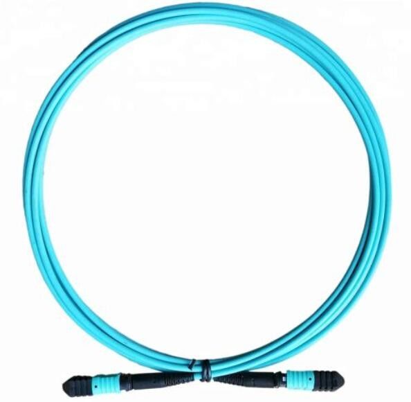 Câble de fibre d'OM3 MPO 12, corde de correction de SM pour le module de QSFP