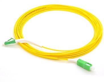 corde de correction optique de la fibre 9/125um, câble de fibre de mode de 1M Lc Lc Single