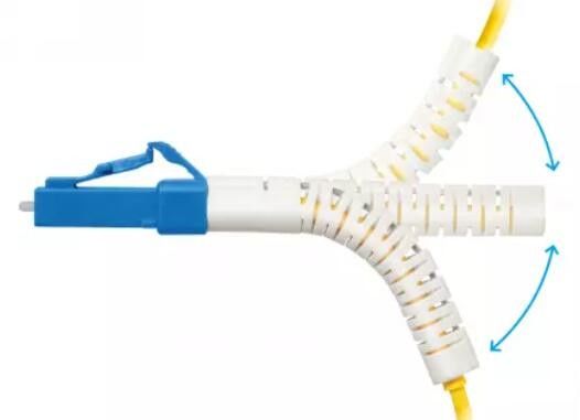 corde de correction optique de la fibre 9/125um, câble de fibre de mode de 1M Lc Lc Single