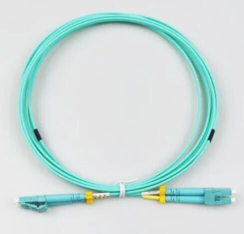 corde de correction de fibre multimode de 2.0mm, Aqua de corde de correction de LC LC Om3