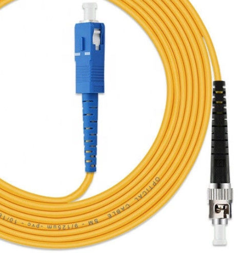 Corde de correction optique de la fibre OS2 SC/UPC au mode unitaire de ST/UPC