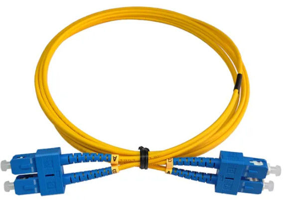 La correction optique de fibre de Sc 3mm de Sc attachent l'application de communication de 2 noyaux