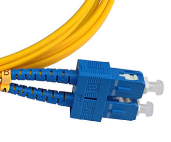 La correction optique de fibre de Sc 3mm de Sc attachent l'application de communication de 2 noyaux