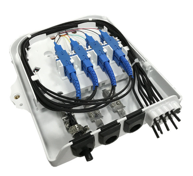 8 fermeture anti-vieillissement optique d'épissure de PLC de boîte de distribution de fibre de noyaux 1x8