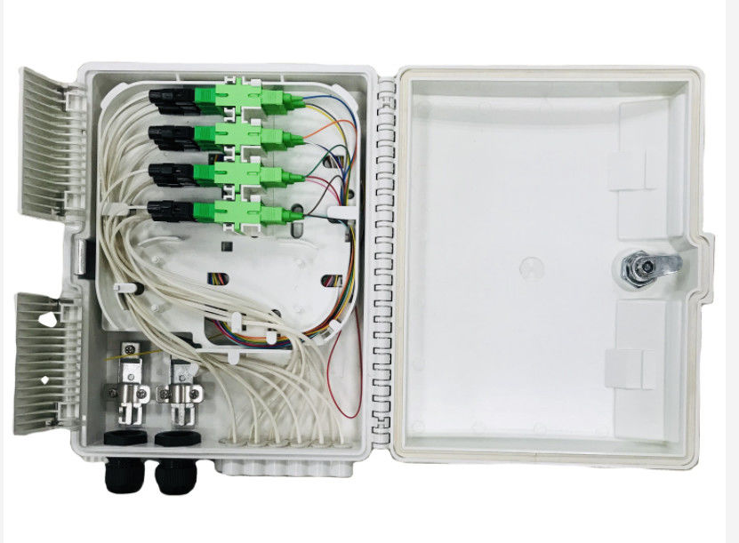 Matériel du Cabinet 16 de fibre du noyau FTTH FTTB FTTX de réseau de PC extérieur optique/ABS