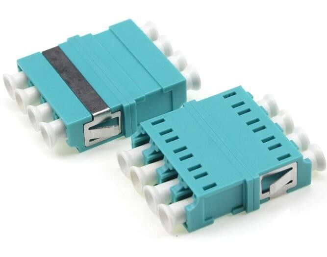 Bas adaptateurs optiques de fibre d'IR, noyaux de l'adaptateur 4 de quadruple d'OM3 LC