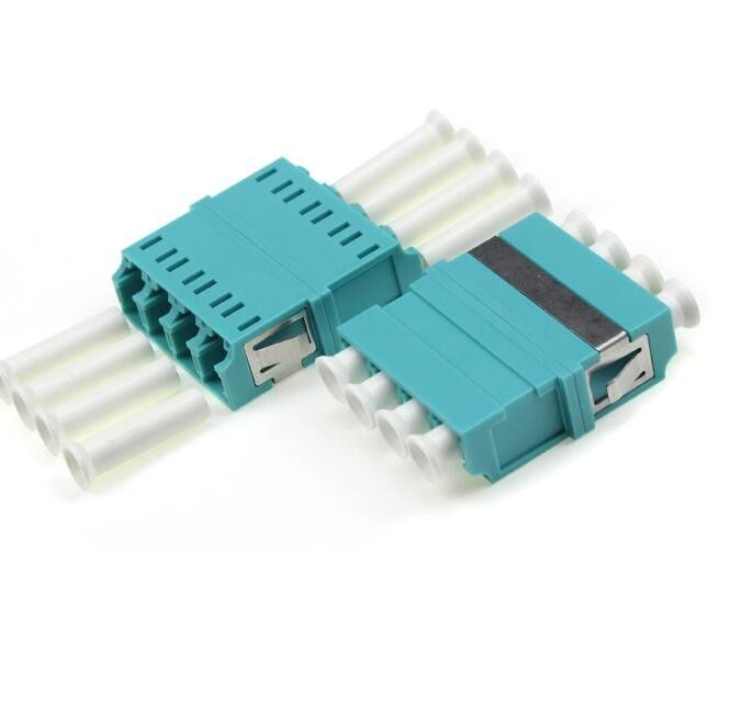 Bas adaptateurs optiques de fibre d'IR, noyaux de l'adaptateur 4 de quadruple d'OM3 LC
