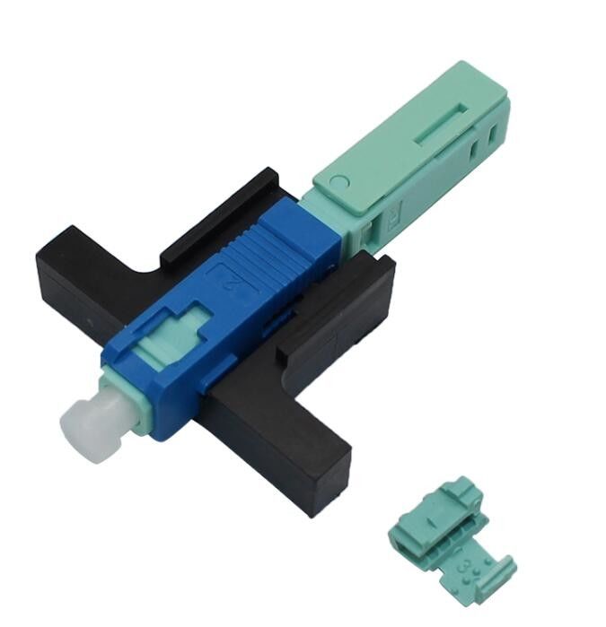 LAN Sc Quick Assembly Connector, connecteurs de fibre de mode unitaire de Sc a pré enfoncé