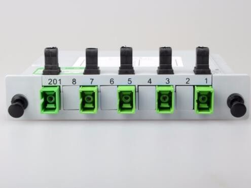Connecteur optique de Sc RPA du diviseur 1x4 de fibre de cassette pour des réseaux de PON