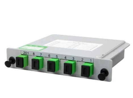 Connecteur optique de Sc RPA du diviseur 1x4 de fibre de cassette pour des réseaux de PON