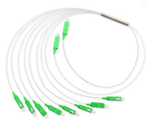 Diviseur en acier de PLC de tube de FTTH, 2 8 diviseur Mini Type G657A unimodal