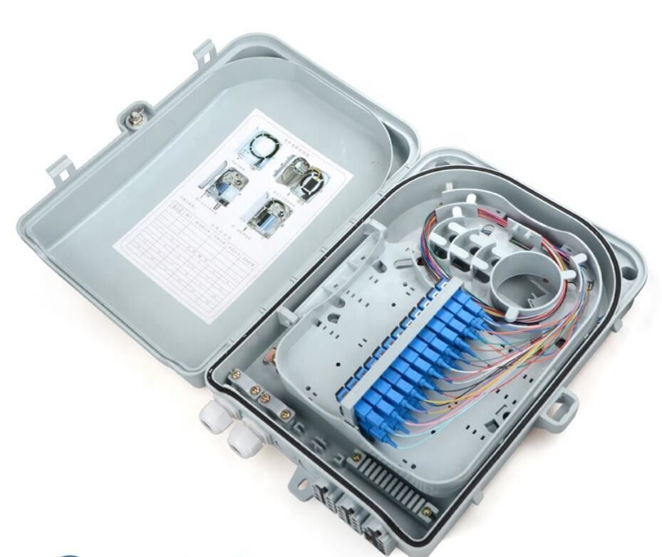 Diviseur optique de cassette de 1h16 de boîte de mur de fibre ou 24 tresses de noyau et boîte des adaptateurs FTTH FDB