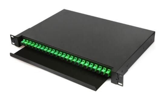 24 ports optiques de Sc de tableau de connexions de fibre de noyau ont laminé à froid le matériel de plat