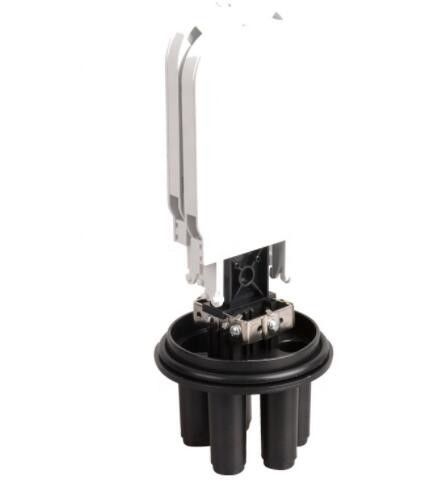 24 fermetures optiques d'épissure de fibre de 48 noyaux, boîte de jonction de câble optique de fibre de PPR
