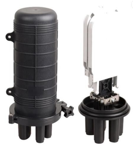 24 fermetures optiques d'épissure de fibre de 48 noyaux, boîte de jonction de câble optique de fibre de PPR