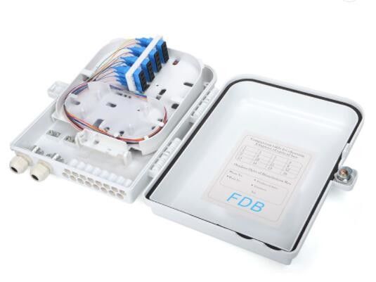 Diviseur optique de Ftth LGX de noyaux de la boîte de distribution de fibre de Sc d'ABS de GV 16