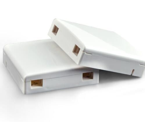 ABS fixés au mur d'intérieur optiques de ports de boîte d'arrêt de fibre d'OIN FTTH 2