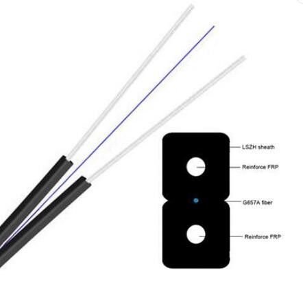 2 Sc optique RPA UPC G652D G657A de corde de correction de fibre du noyau LSZH