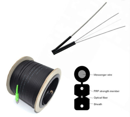 Le noyau G657A1 Ftth de 1/2 interface perte par insertion standard du CEI de câble la basse
