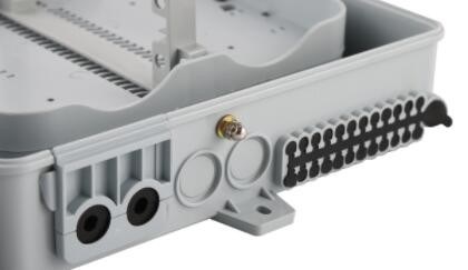 GV fixé au mur de distribution d'ABS de PC de CATV de noyau de fibre optique du cadre 24