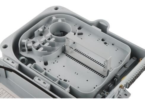 GV fixé au mur de distribution d'ABS de PC de CATV de noyau de fibre optique du cadre 24