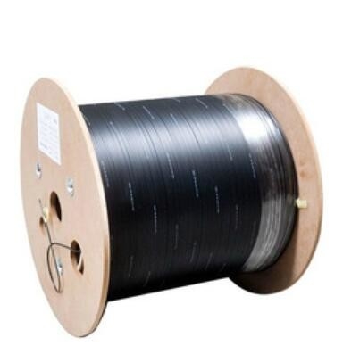 Fil d'acier 0.5mm du noyau 2 du câble à fibres optiques 1 de baisse de papillon de GJXH autosuffisants