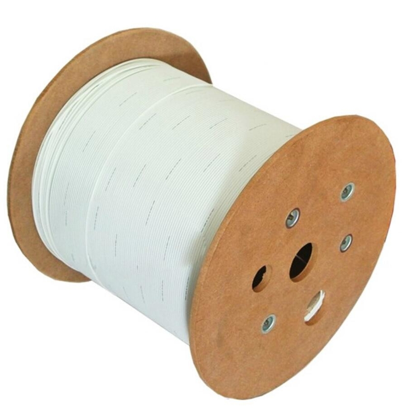 Fil d'acier 0.5mm du noyau 2 du câble à fibres optiques 1 de baisse de papillon de GJXH autosuffisants