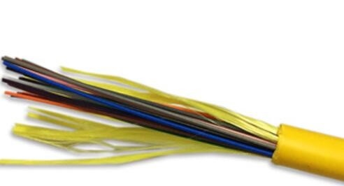 La distribution de fibre de PVC LSZH câblent le diamètre 8.5mm 24 SMs des noyaux GJFJV-24B1