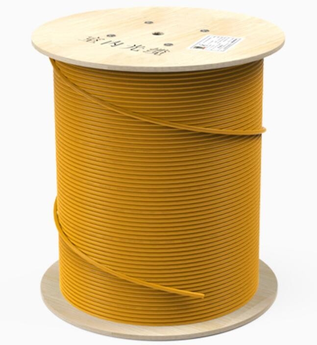 Tampon serré de fibre de noyau jaune du câble optique 14 ou câble d'intérieur GJFJV-14B1 9/125 de tube lâche