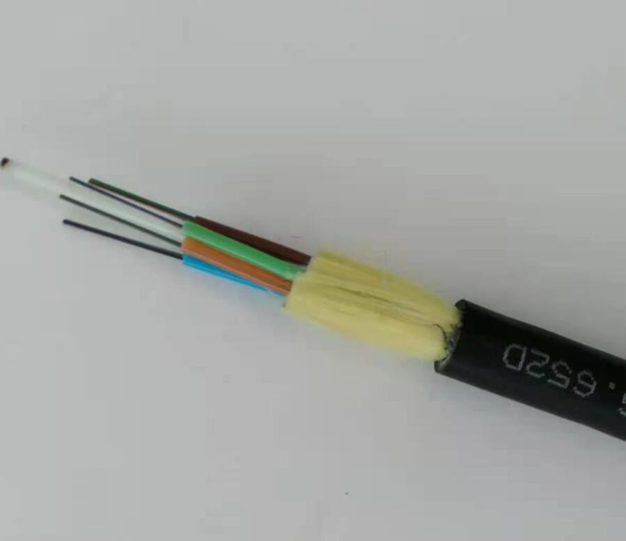 Mode unitaire de fibre d'envergure aérienne extérieure du câble optique ADSS 100m tous les 24 noyaux diélectriques