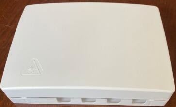 Bâti matériel optique de mur de 4 du noyau FTTH de fibre d'arrêt ABS en plastique de boîte