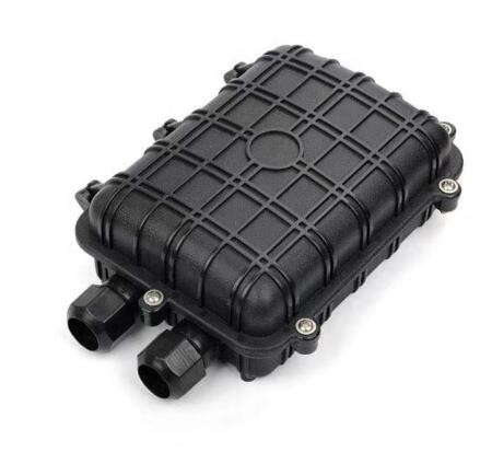 ODB optique extérieur de la boîte de distribution de fibre de support de Polonais 12 - 48 couleur de noir du noyau