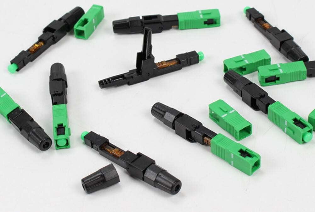 Perte par insertion rapide simple incluse de connecteur de Sc RPA de moule 0.3DB polissant Stype