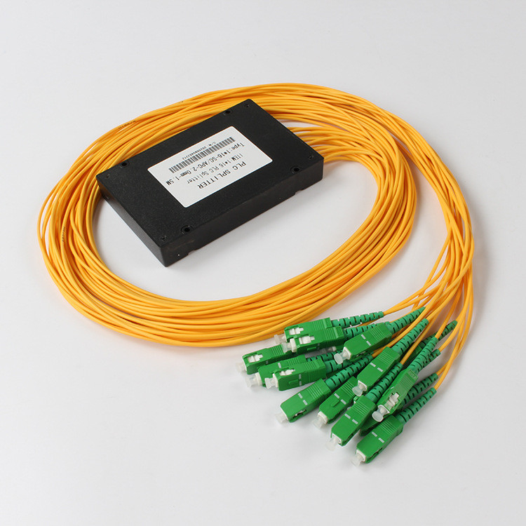 Séparateur optique de PLC de diviseur de fibre de PLC de Sc APC 1x16 pour la télévision par câble de FTTX