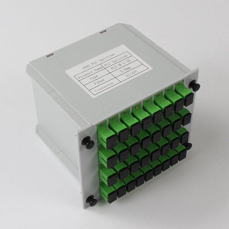 fibre 0.9mm du connecteur 1310nm RL 55db de diviseur de PLC de la fibre 1X32 SC APC