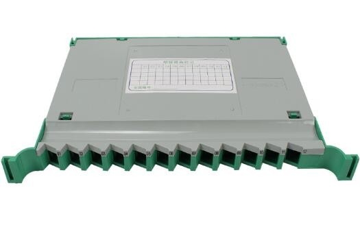 Configuration vide de Sc FC LC de plateau de tresse empaquetée par noyau optique du plateau 12 d'épissure de fusion pleine