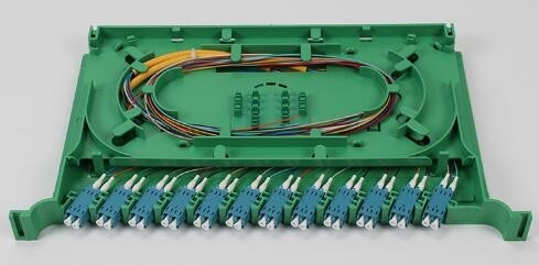 Configuration vide de Sc FC LC de plateau de tresse empaquetée par noyau optique du plateau 12 d'épissure de fusion pleine